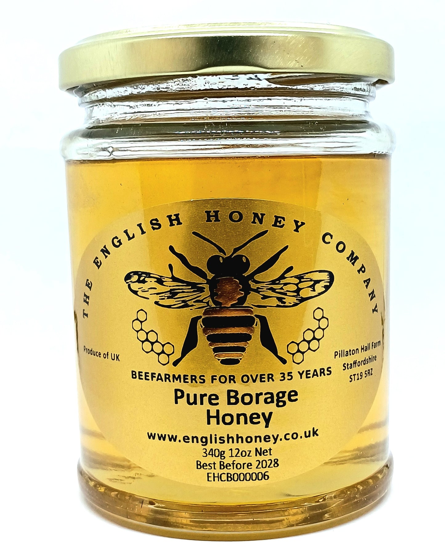 Pure English Borage Honey (340g)