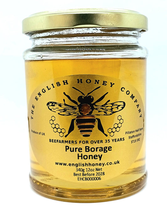 Pure English Borage Honey (340g)