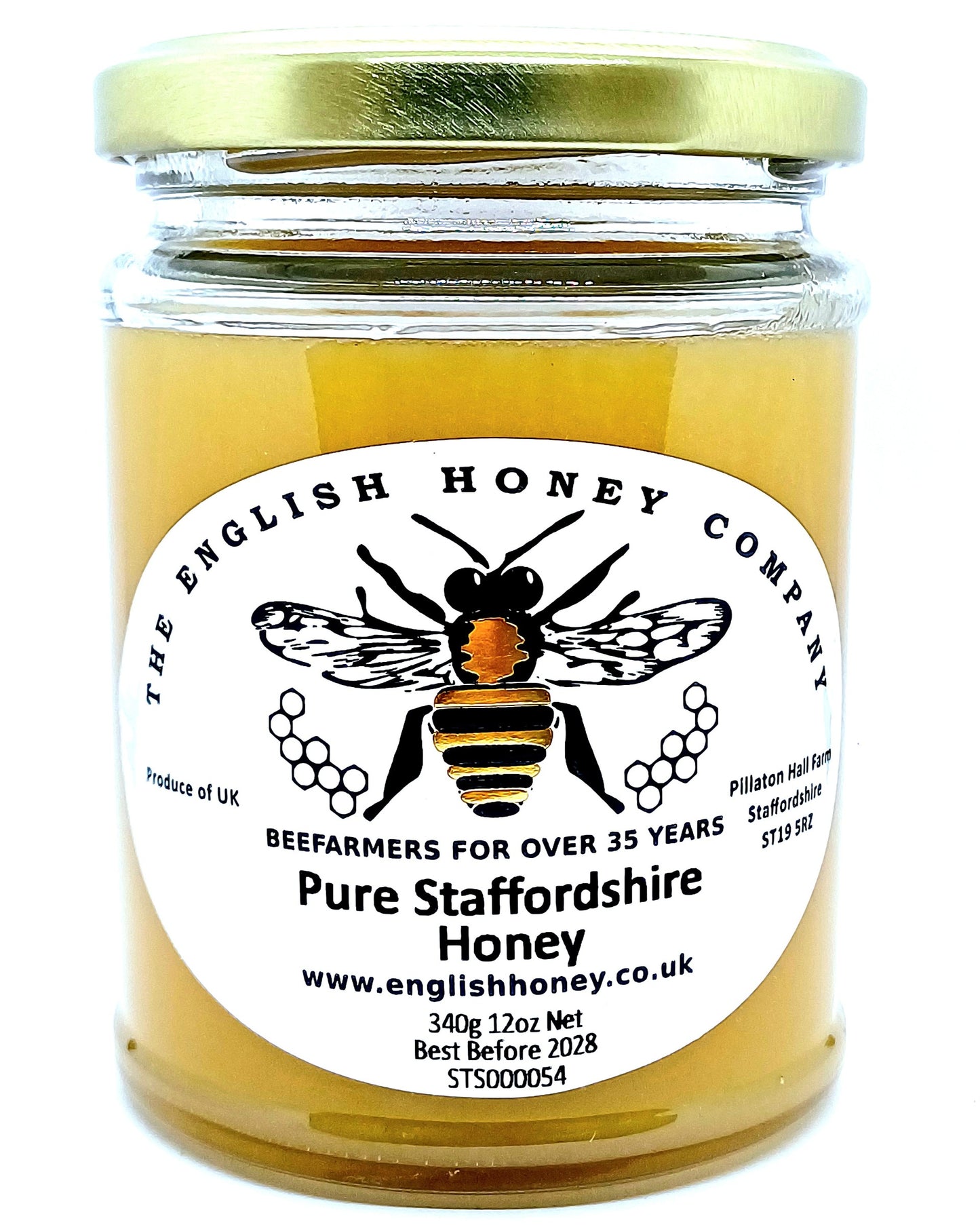 Pure Staffordshire Set Honey (340g)