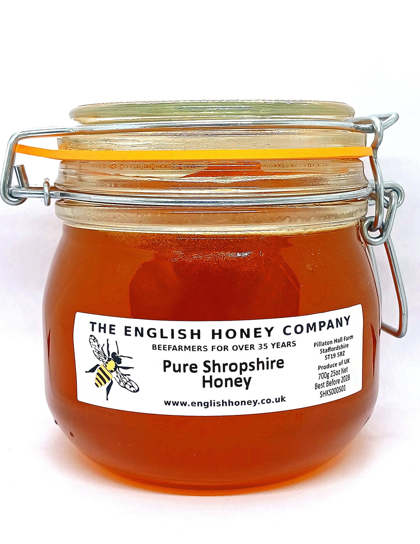 Pure Shropshire Runny Honey: Kilner Jar (700g)