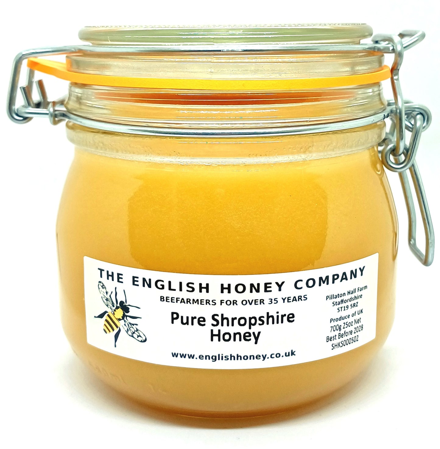 Pure Shropshire Set Honey: Kilner Jar (700g)