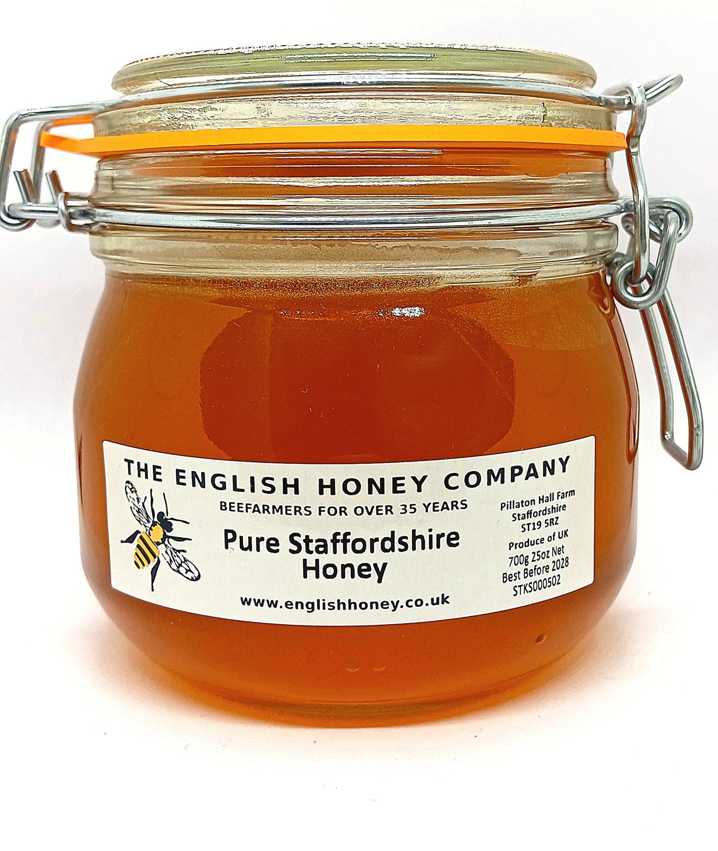 Pure Staffordshire Runny Honey: Kilner Jar (700g)