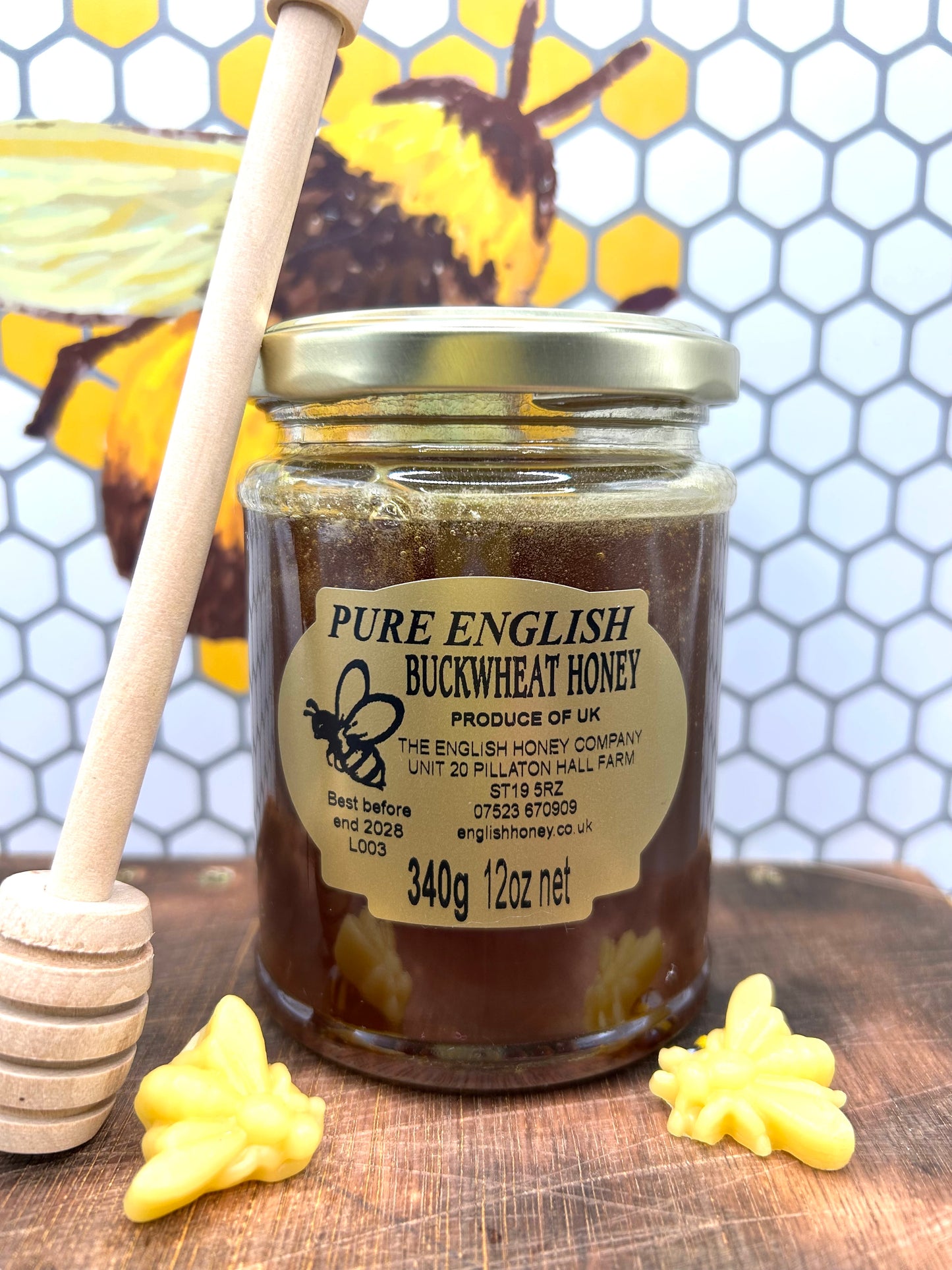 Pure Buckwheat Honey (340g)