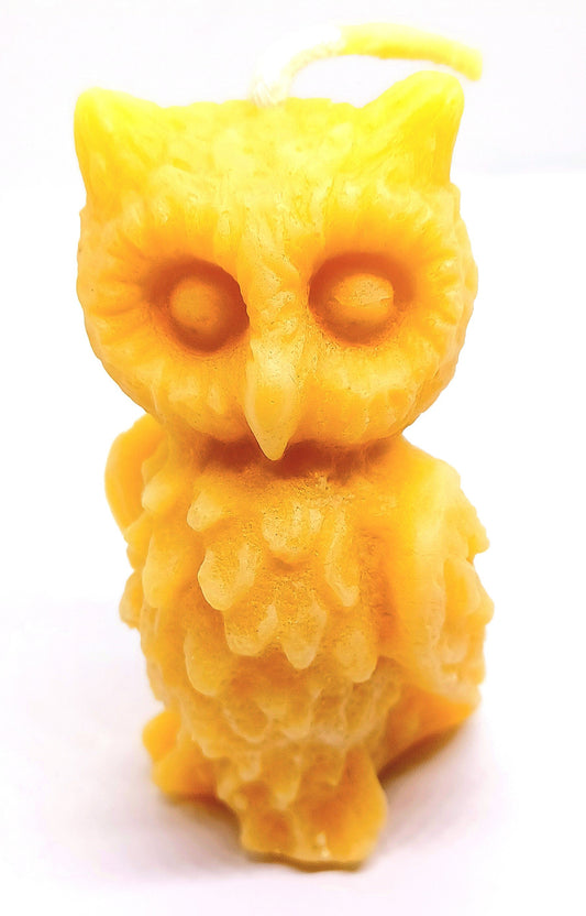 Beeswax Large Owl Candle