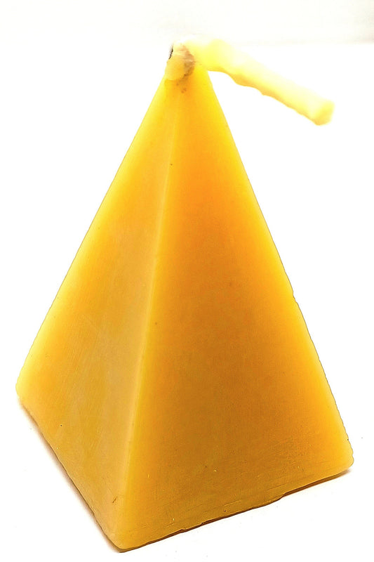 Beeswax Pyramid Candle