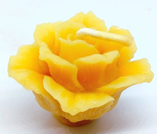 Beeswax Rose Candle