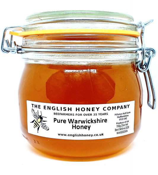 Pure Warwickshire Runny Honey: Kilner Jar (700g)